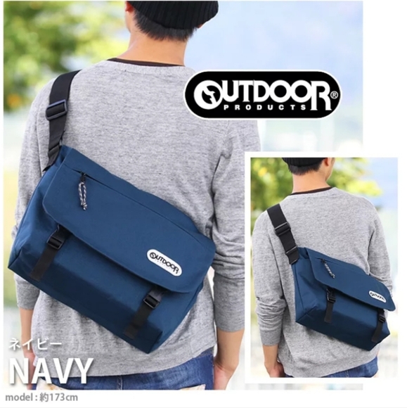 Sholder Messenger Bag - Popular Japanese Brand: OUTDOOR PRODUCTS (アウトドアプロダクツ) - Picture 13 of 16